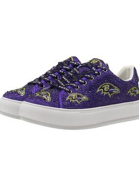 BALTIMORE RAVENS Crytal Team Colored Sneaker